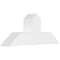 Ekena Millwork Portland Architectural Grade PVC Gable Bracket, 36"W x 15"H x 6"D x 6"F, 10/12 Pitch GBP036X15X0606POR00 - alternate 1